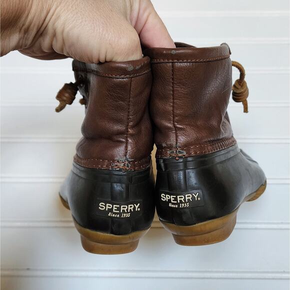 Sperry Port Girls Saltwater Duck Boots - Picture 4 of 13